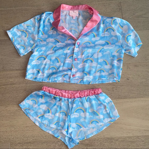 Sugarthrillz pj set, best fits size xs-s, my little pony collection 🦄fauxsaturn - Picture 2 of 3